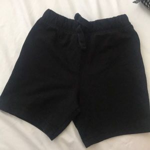 Toddler black shorts